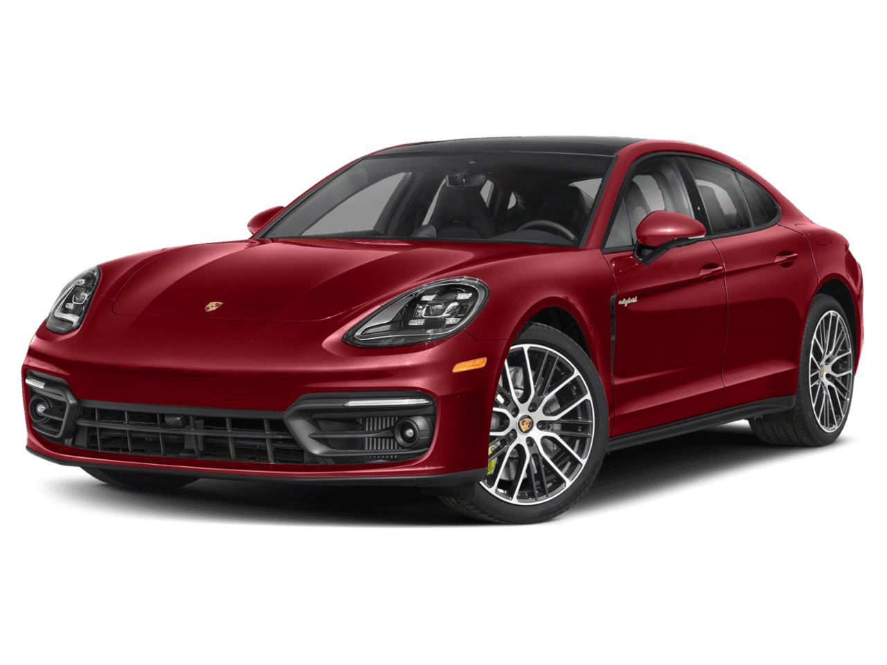 2022 Porsche Panamera 4 E-Hybrid - Front 3/4, facing to the left