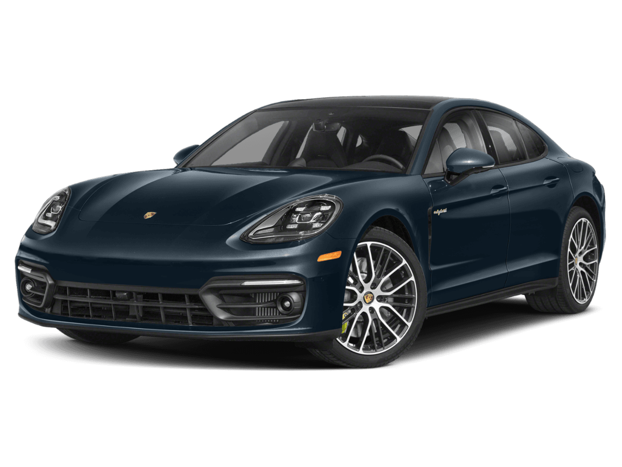 2022 Porsche Panamera 4S E-Hybrid - Front 3/4, facing to the left