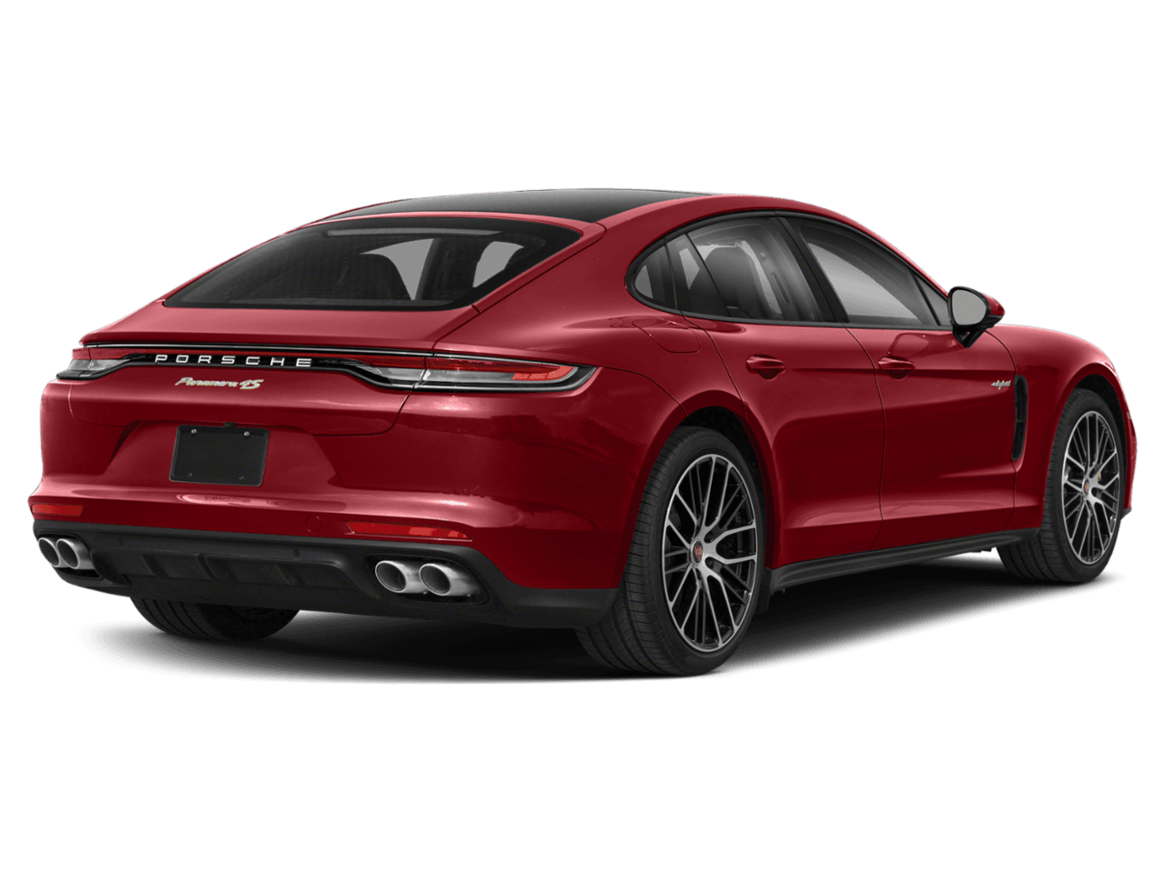 2022 Porsche Panamera Turbo S E-Hybrid Executive - Rear 3/4, facing to the right