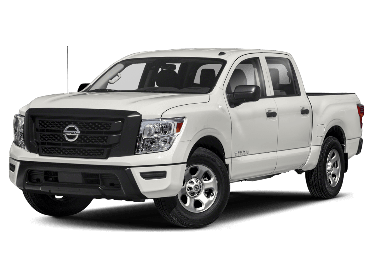 2022 Nissan Titan S - Front 3/4, facing to the left