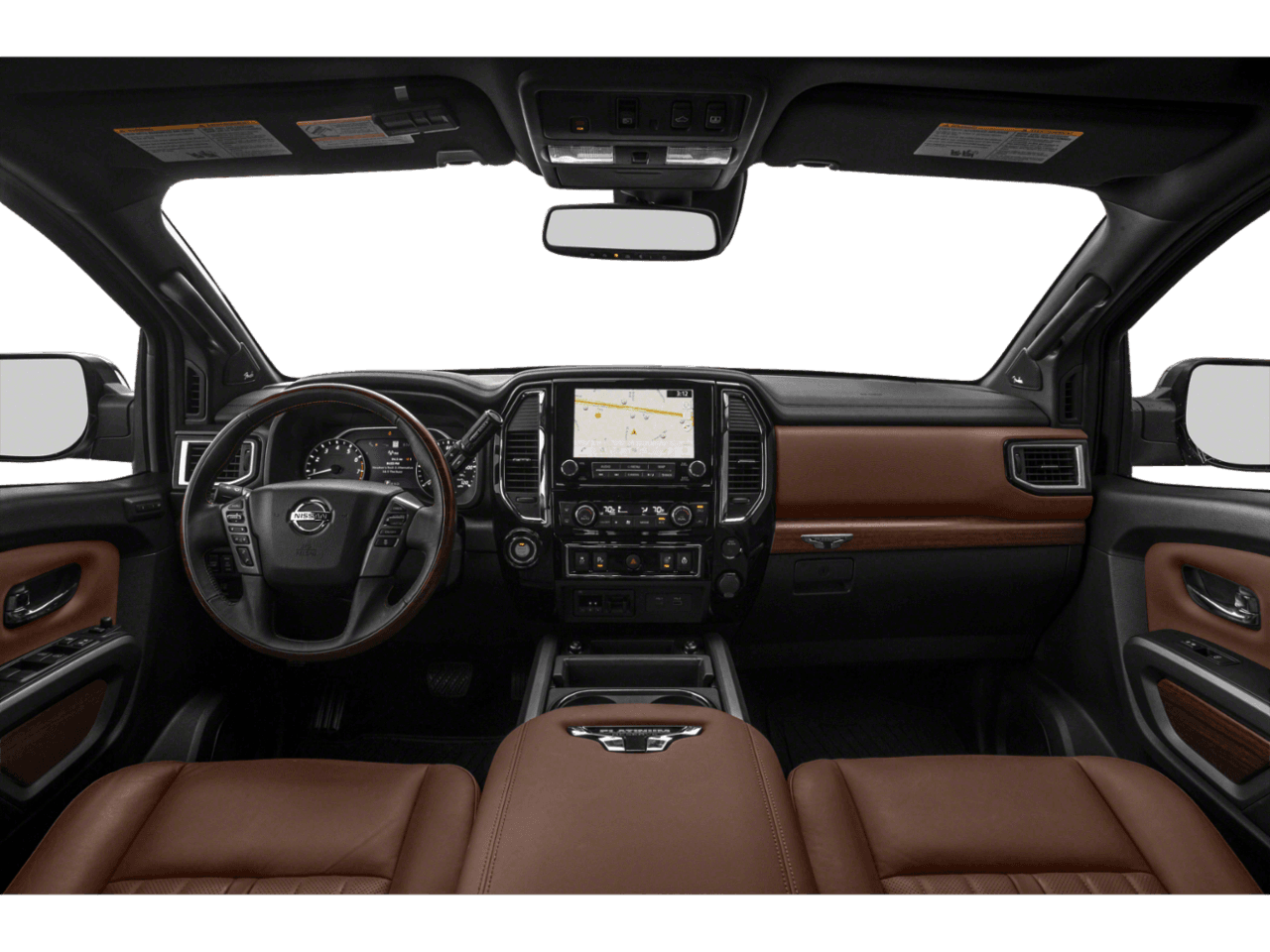 2022 Nissan Titan Platinum Reserve - Interior Full Dash Basic
