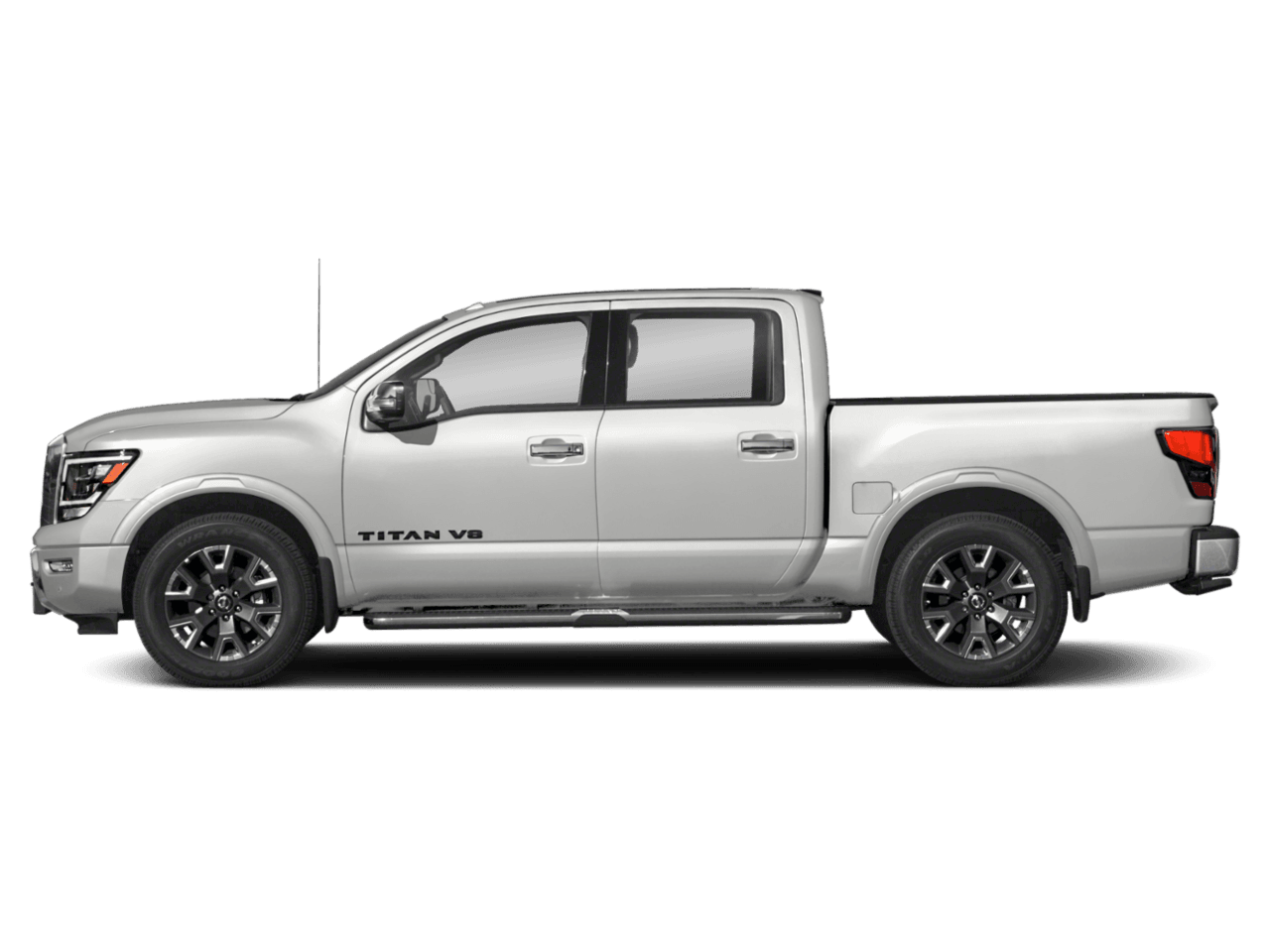 2022 Nissan Titan Platinum Reserve - Profile, facing to the left