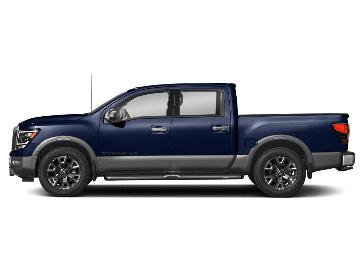 2022 Nissan Titan Platinum Reserve - Profile, facing to the left