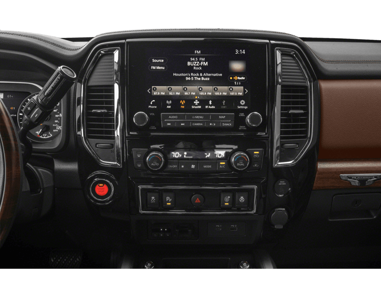 2022 Nissan Titan Platinum Reserve - Interior Stereo System