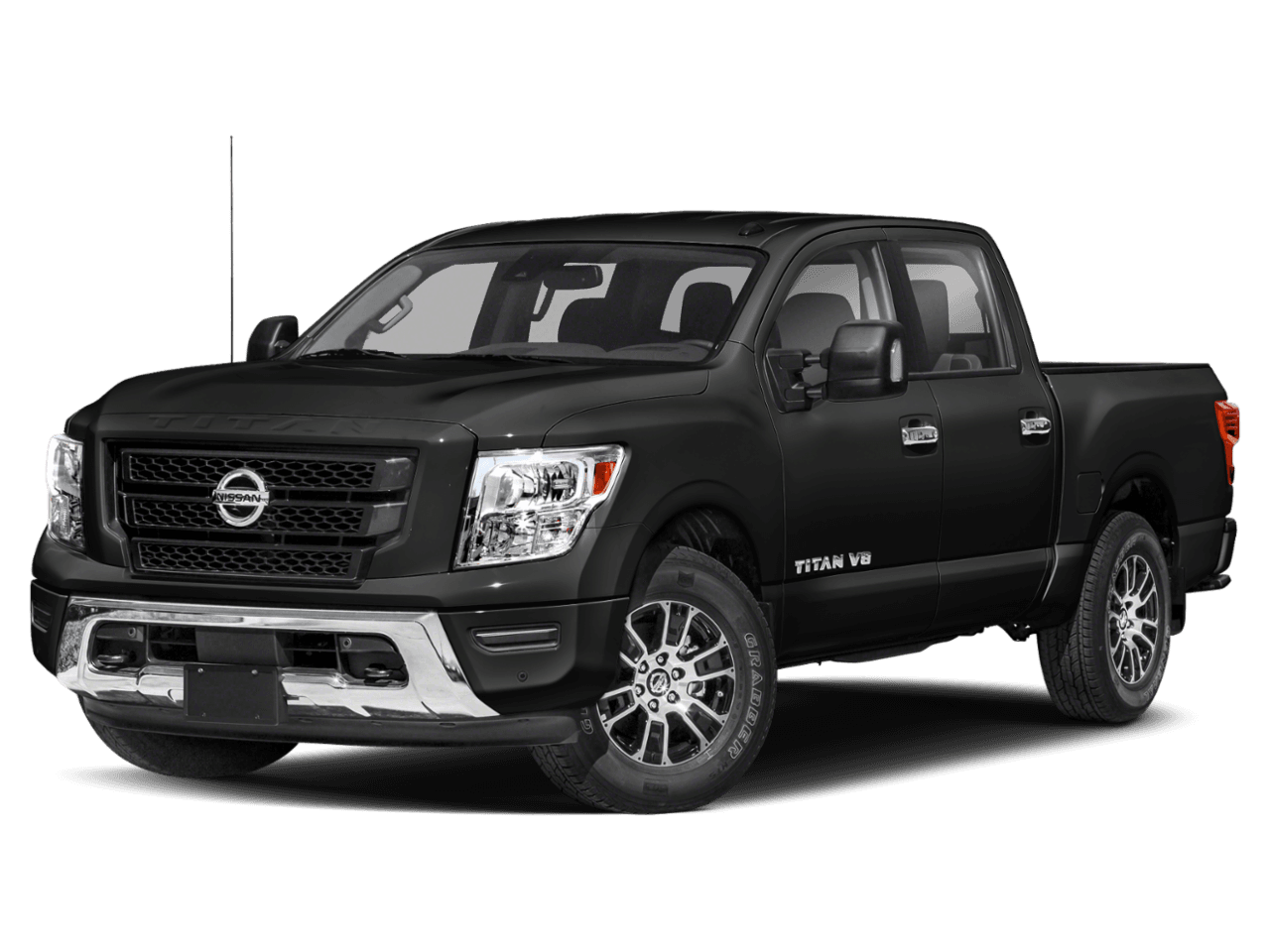 2022 Nissan Titan SV - Front 3/4, facing to the left