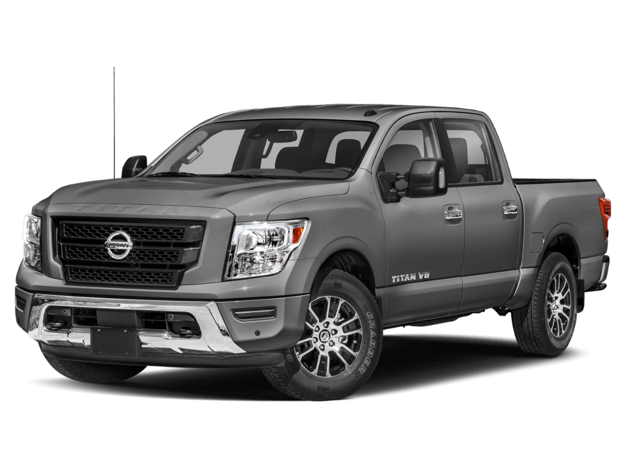 2022 Nissan Titan SV - Front 3/4, facing to the left