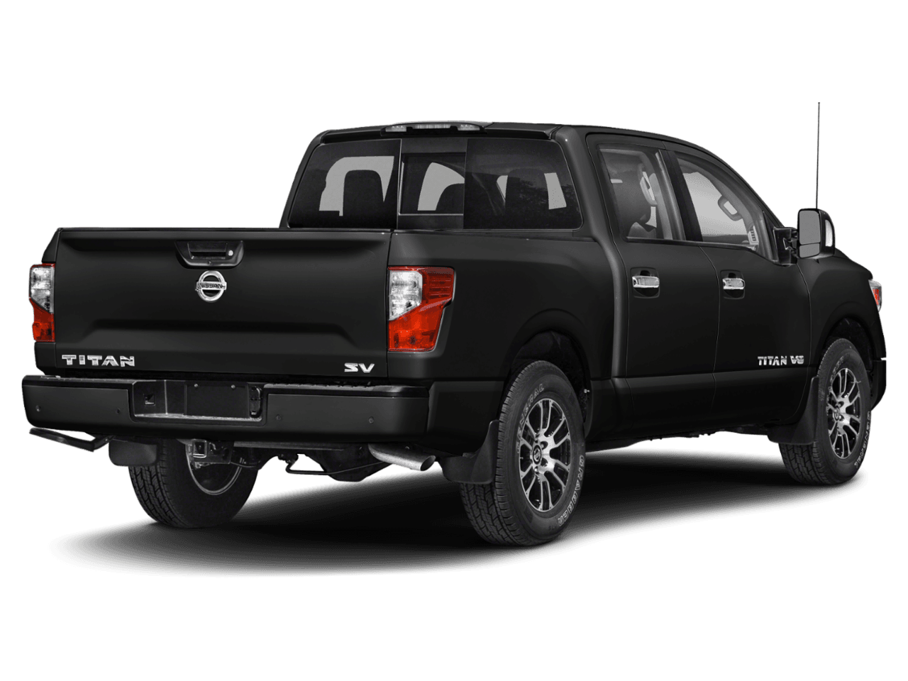 2022 Nissan Titan SV - Rear 3/4, facing to the right
