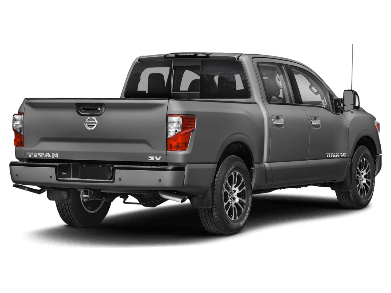 2022 Nissan Titan SV - Rear 3/4, facing to the right