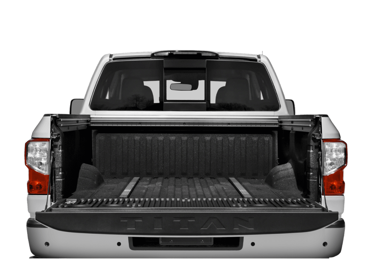 2022 Nissan Titan SV - Interior Trunk with Hatch Open Feature