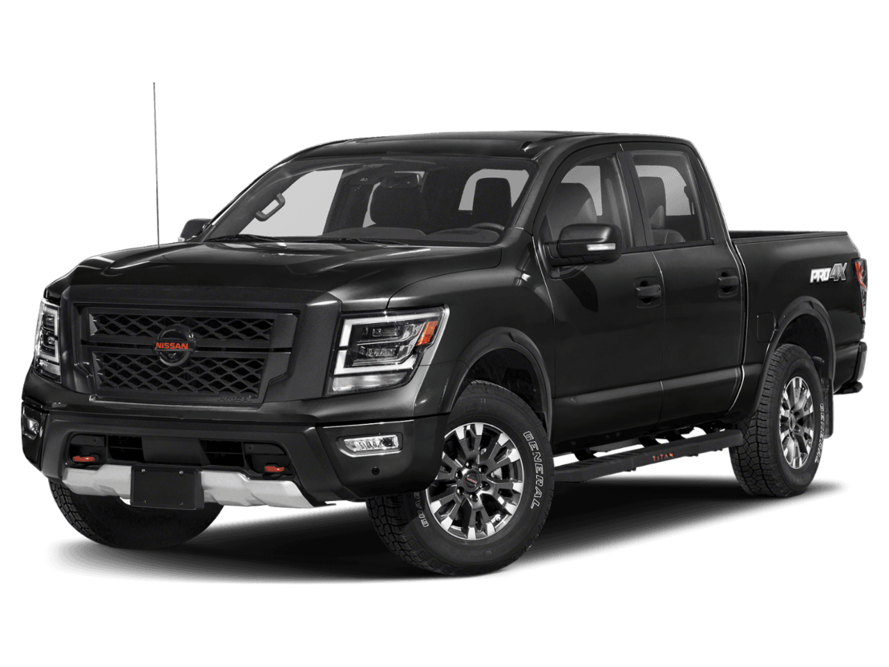 2022 Nissan Titan PRO-4X - Front 3/4, facing to the left