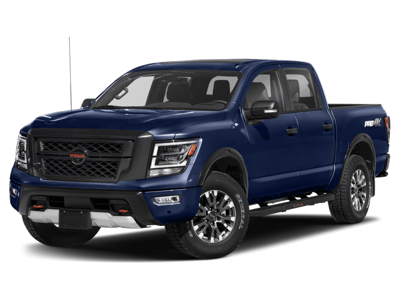 2022 Nissan Titan PRO-4X - Front 3/4, facing to the left