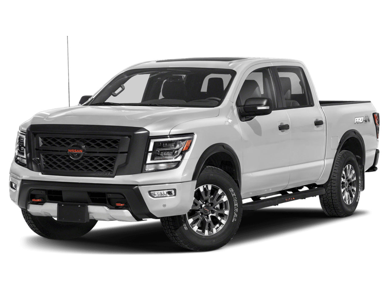 2022 Nissan Titan PRO-4X - Front 3/4, facing to the left