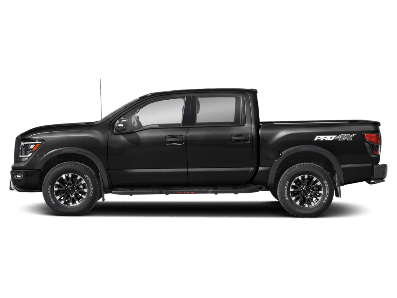2022 Nissan Titan PRO-4X - Profile, facing to the left