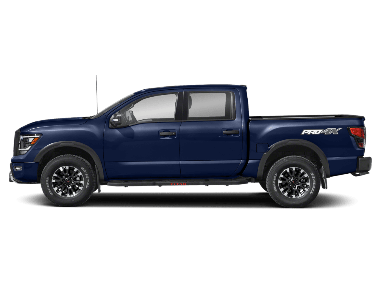 2022 Nissan Titan PRO-4X - Profile, facing to the left