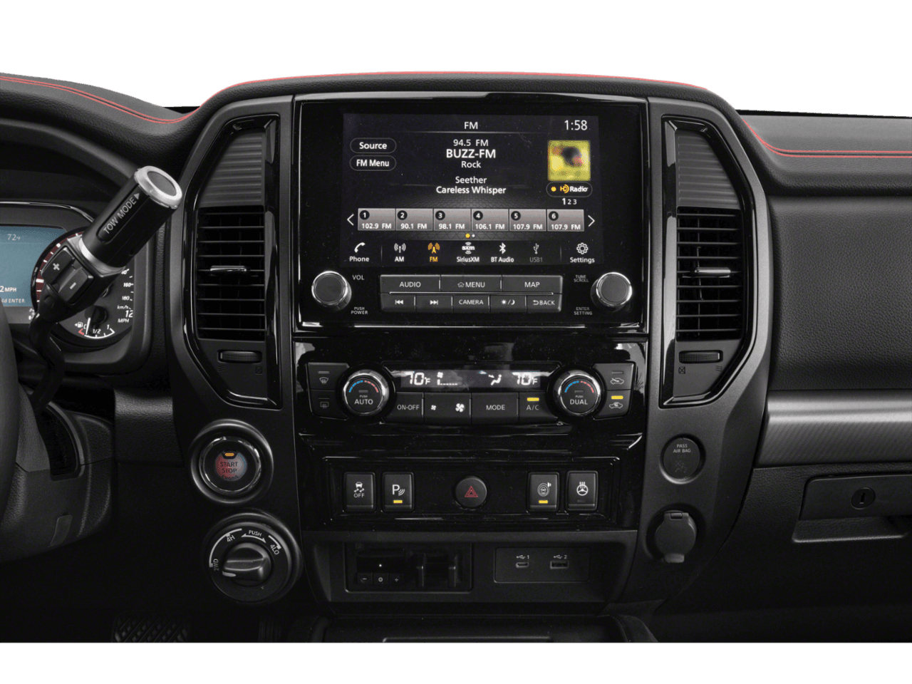 2022 Nissan Titan PRO-4X - Interior Stereo System