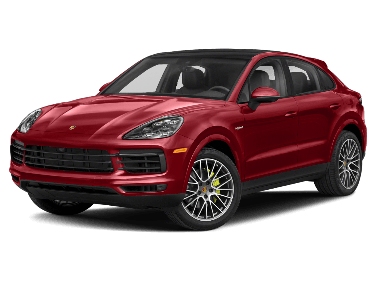 2022 Porsche Cayenne E-Hybrid - Front 3/4, facing to the left