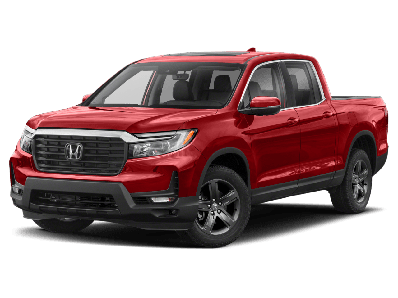 2022 Honda Ridgeline RTL - Front 3/4, facing to the left