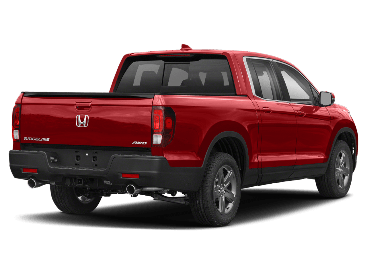 2022 Honda Ridgeline RTL - Rear 3/4, facing to the right