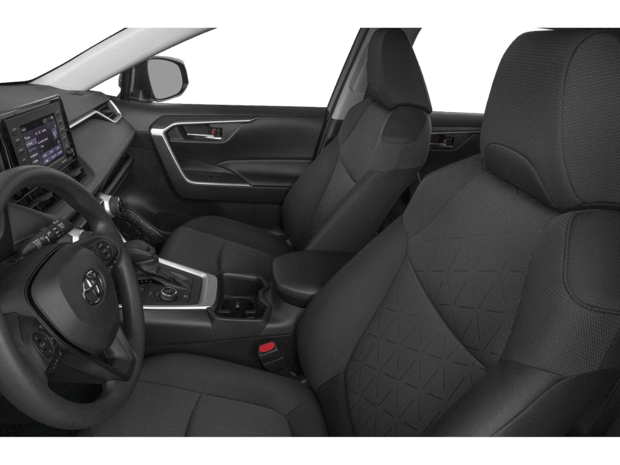2022 Toyota RAV4 Hybrid XLE - Interior Driver's Side with Door Open, Front Seat Feature
