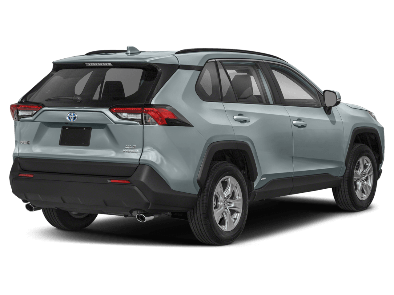 2022 Toyota RAV4 Hybrid XLE - Rear 3/4, facing to the right