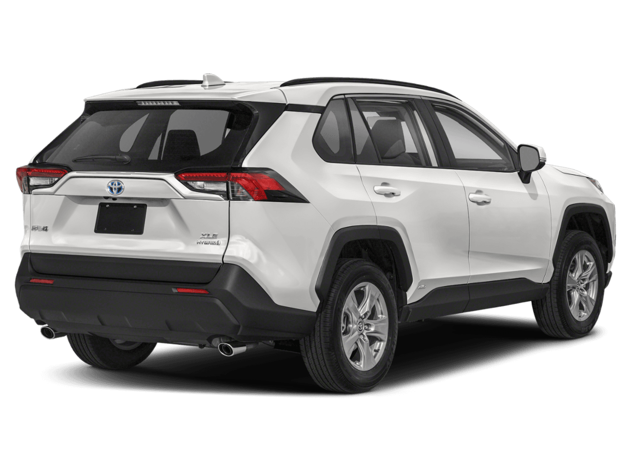 2022 Toyota RAV4 Hybrid XLE - Rear 3/4, facing to the right