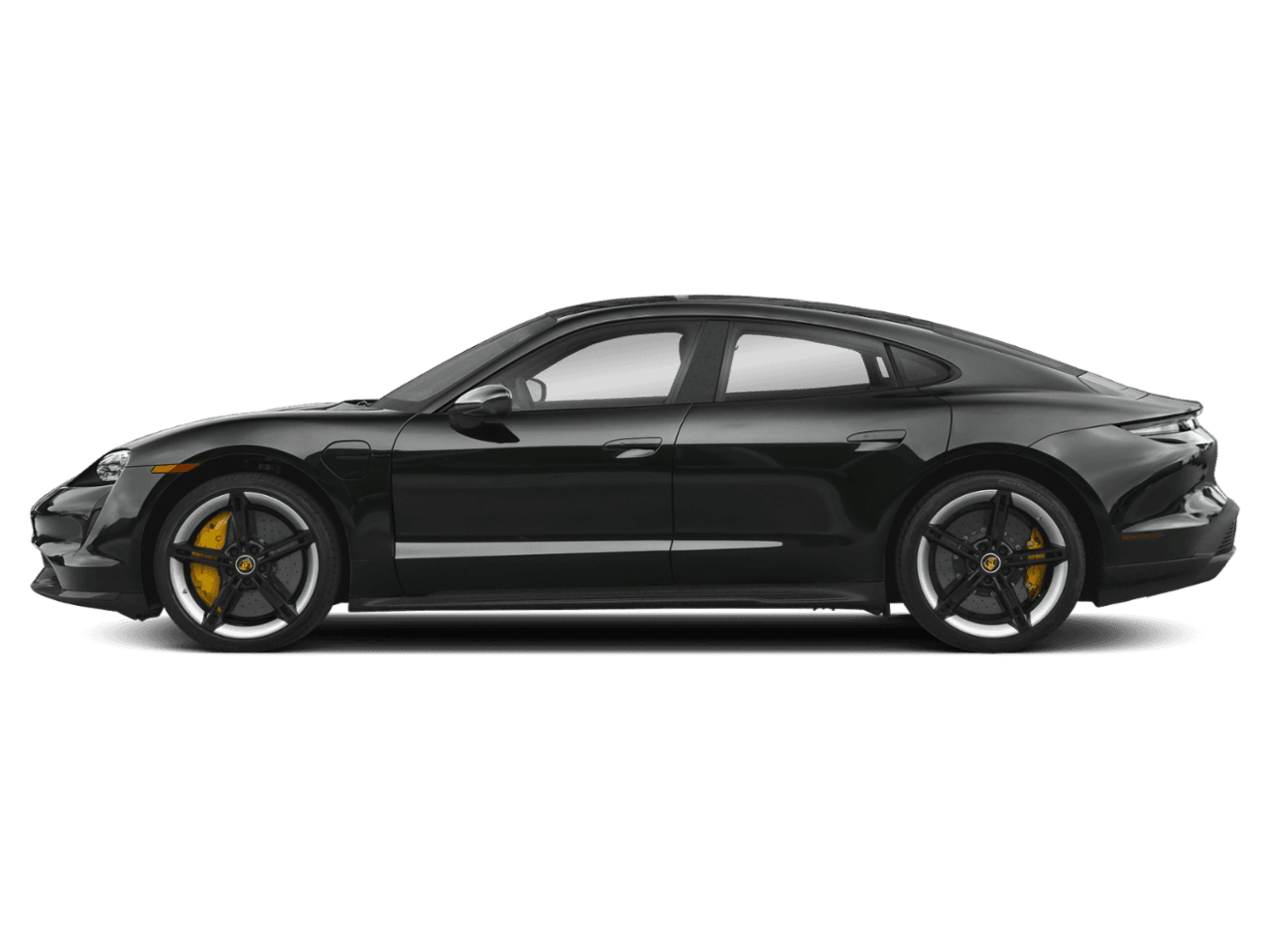 2022 Porsche Taycan Turbo - Profile, facing to the left