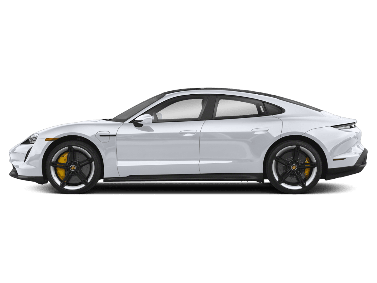 2022 Porsche Taycan Turbo - Profile, facing to the left