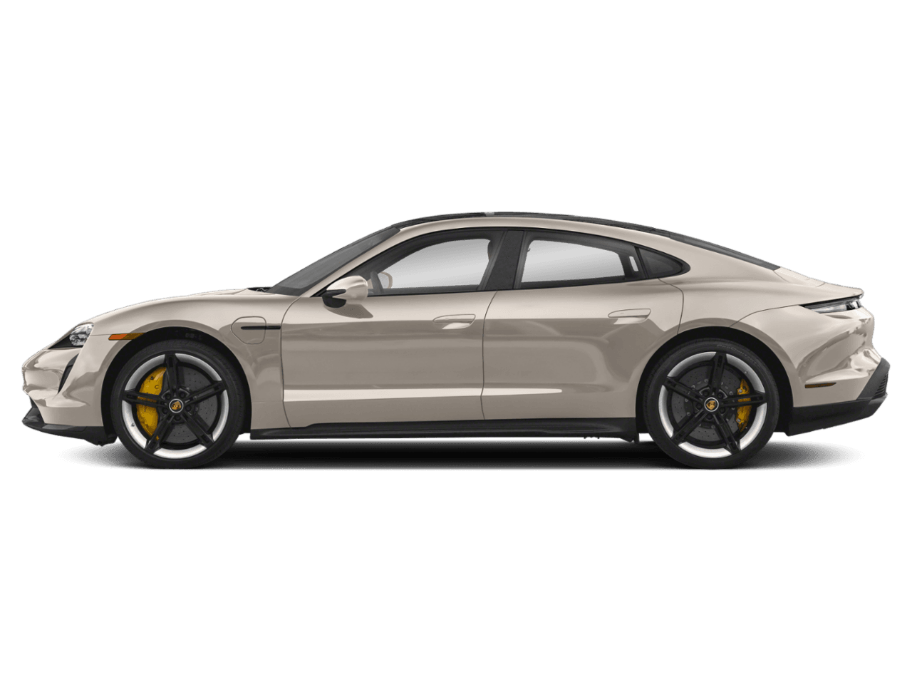 2022 Porsche Taycan Turbo S - Profile, facing to the left