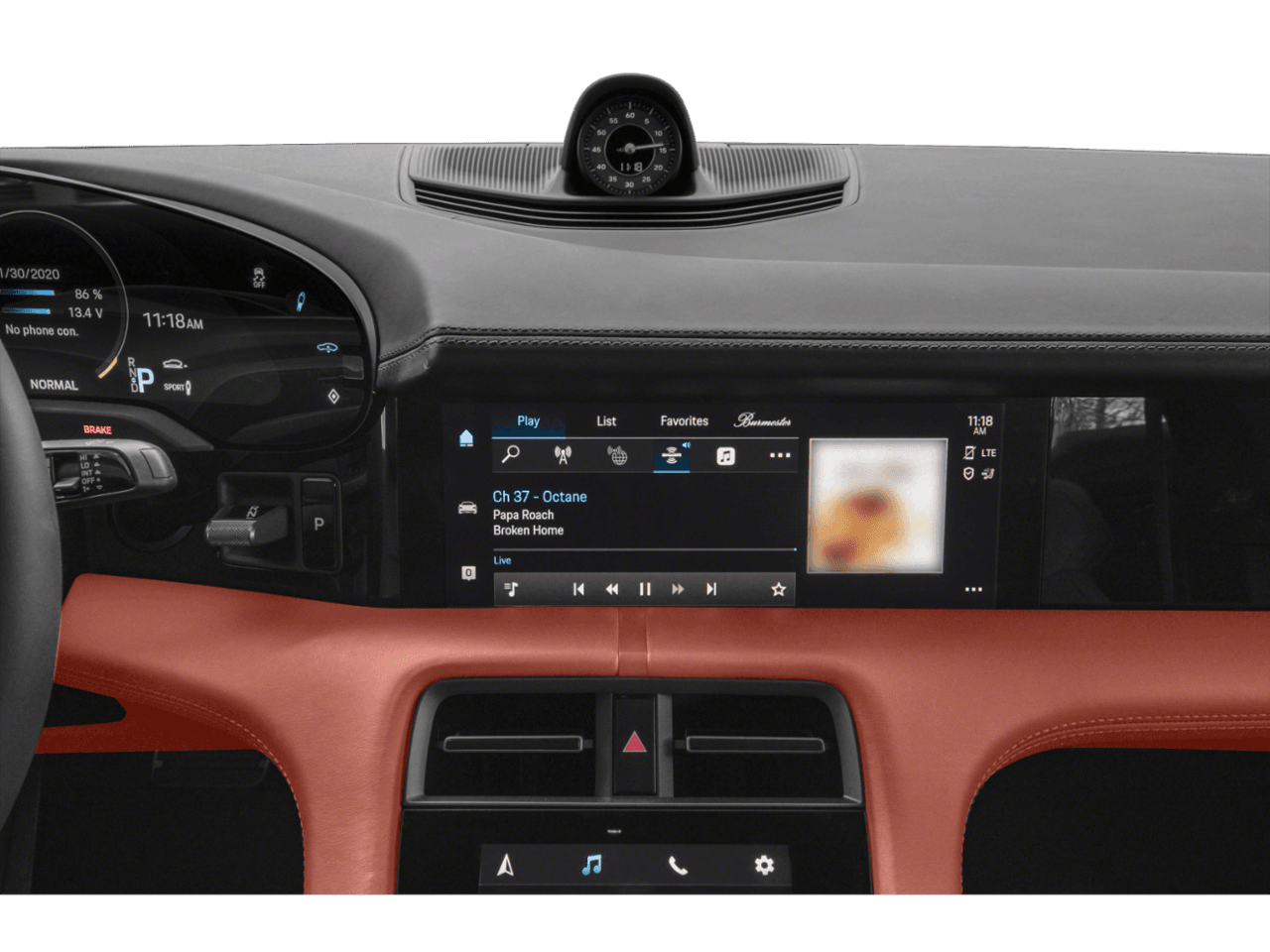 2022 Porsche Taycan Turbo S - Interior Stereo System