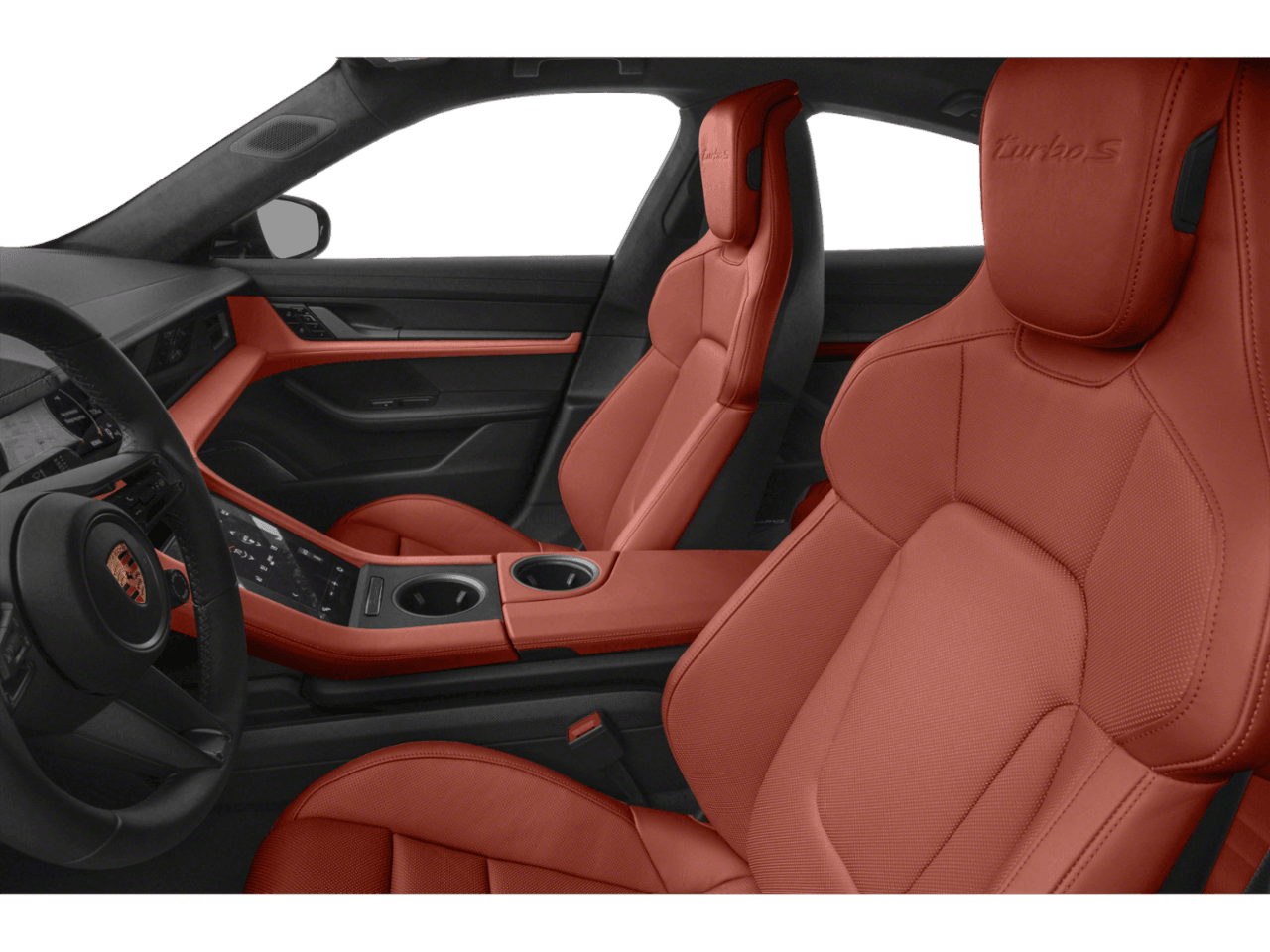 2022 Porsche Taycan  - Interior Driver's Side with Door Open, Front Seat Feature