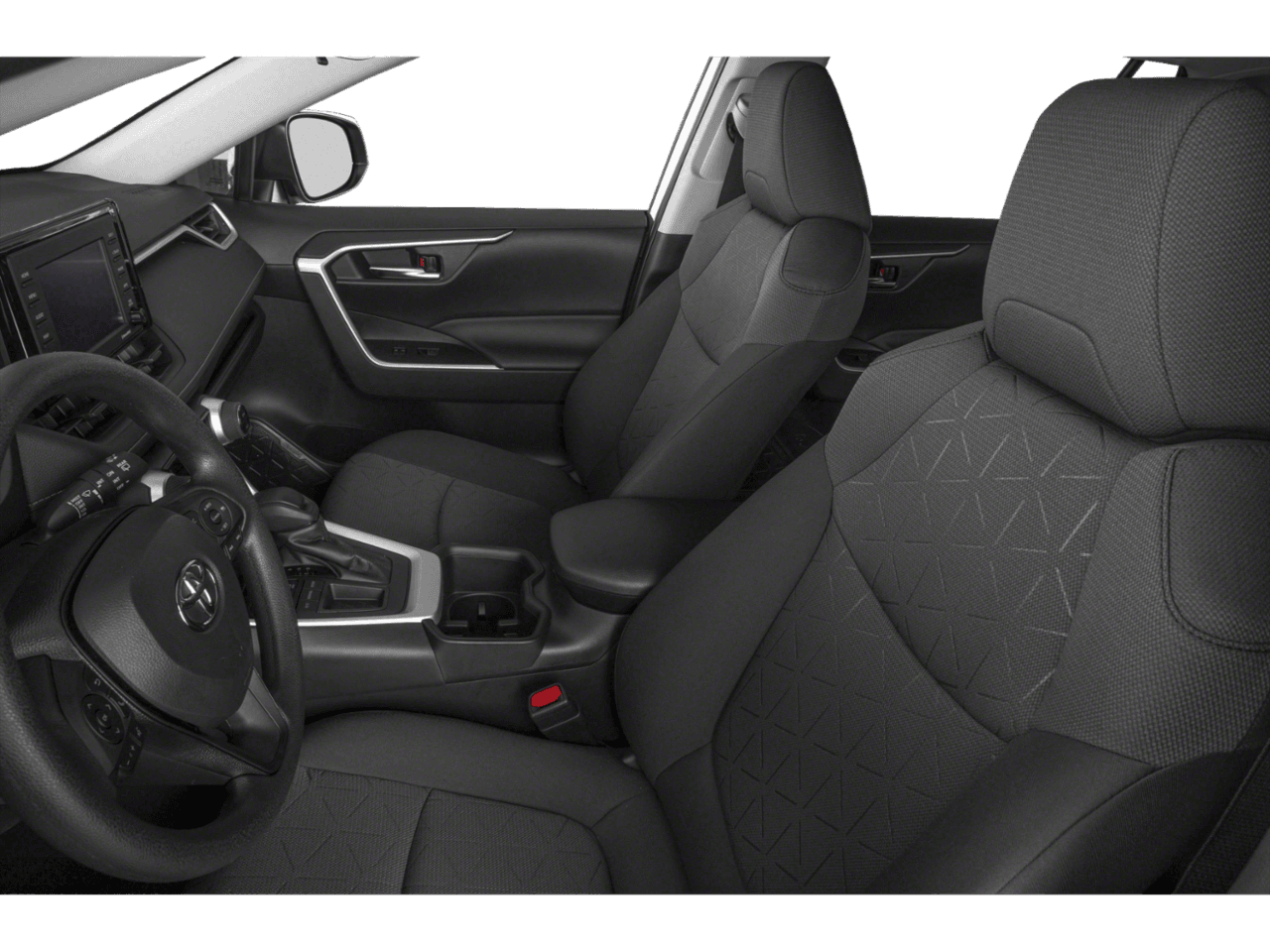 2022 Toyota RAV4 XLE Premium - Interior Driver's Side with Door Open, Front Seat Feature