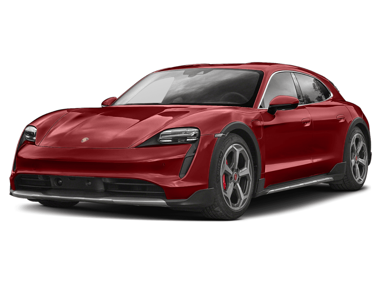 2022 Porsche Taycan 4 - Front 3/4, facing to the left