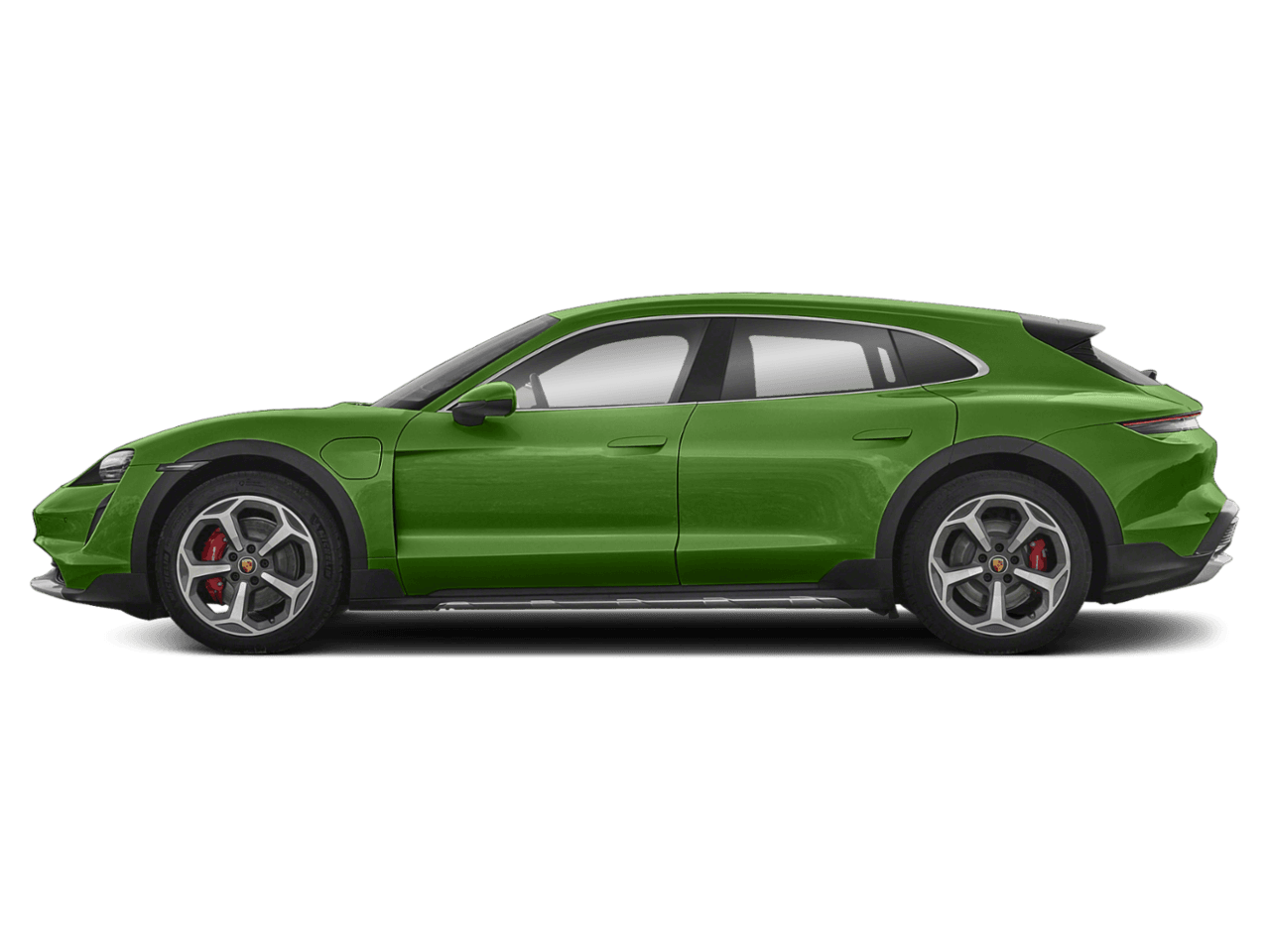 2022 Porsche Taycan 4 - Profile, facing to the left