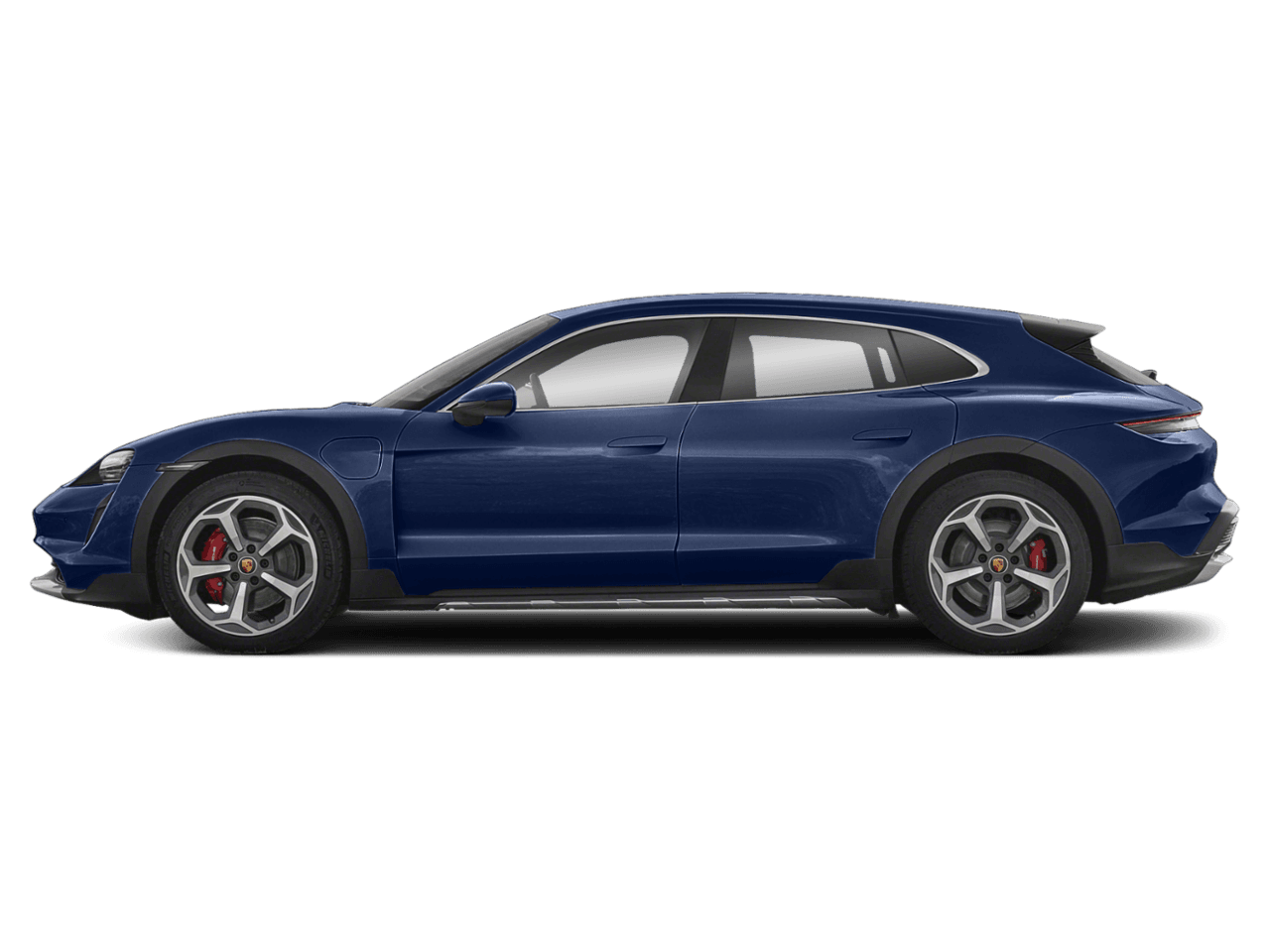 2022 Porsche Taycan Turbo - Profile, facing to the left