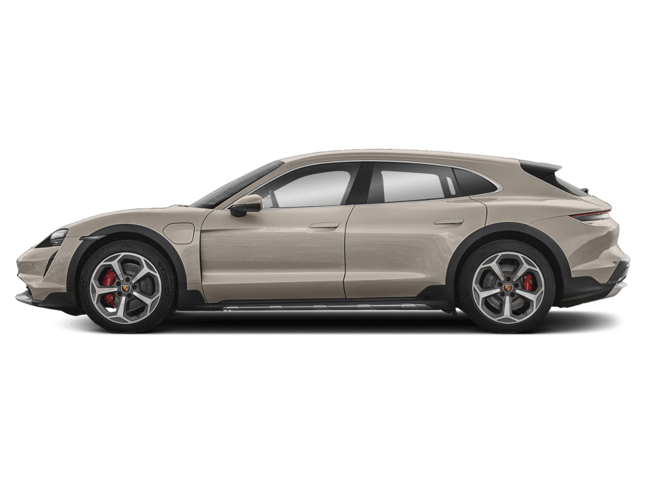2022 Porsche Taycan Turbo - Profile, facing to the left