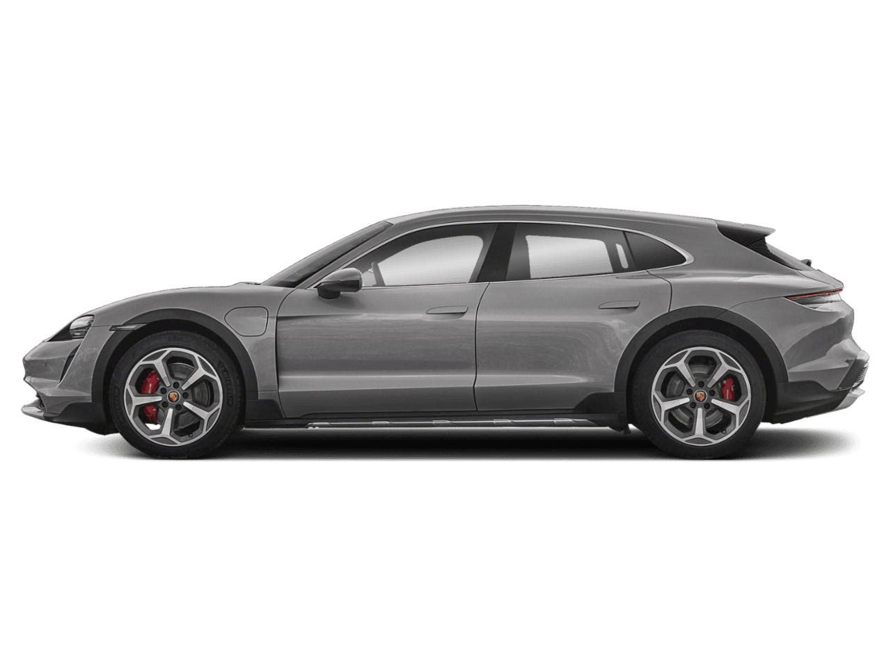 2022 Porsche Taycan Turbo - Profile, facing to the left