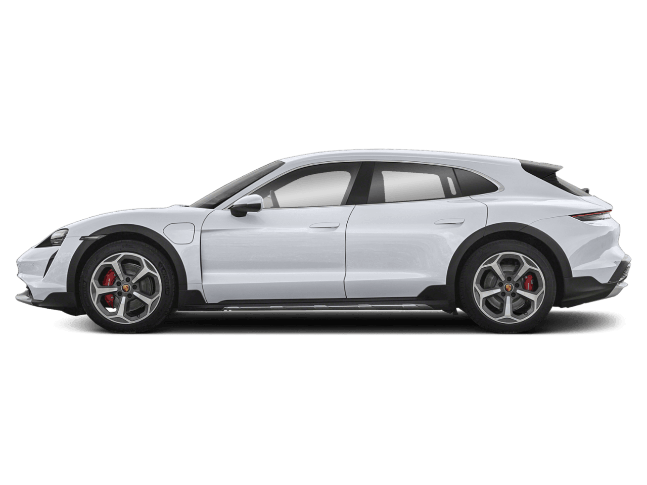 2022 Porsche Taycan Turbo - Profile, facing to the left