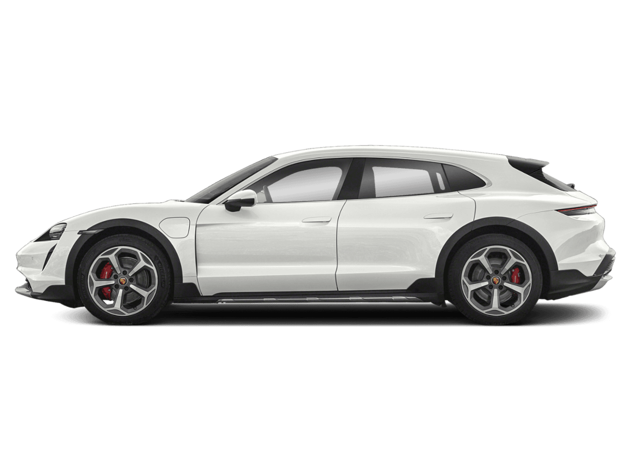 2022 Porsche Taycan Turbo - Profile, facing to the left