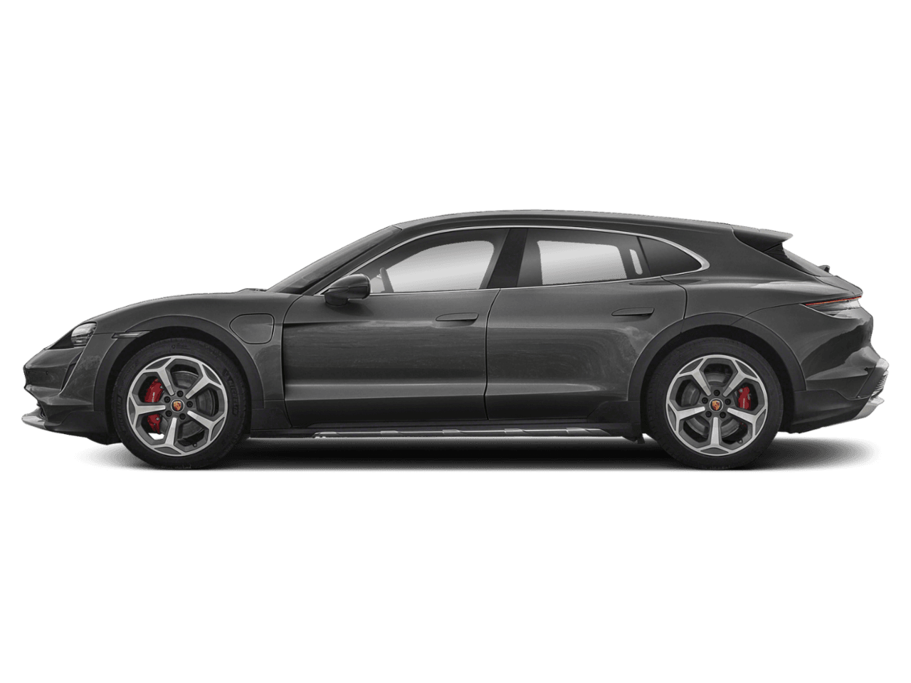 2022 Porsche Taycan Turbo S - Profile, facing to the left