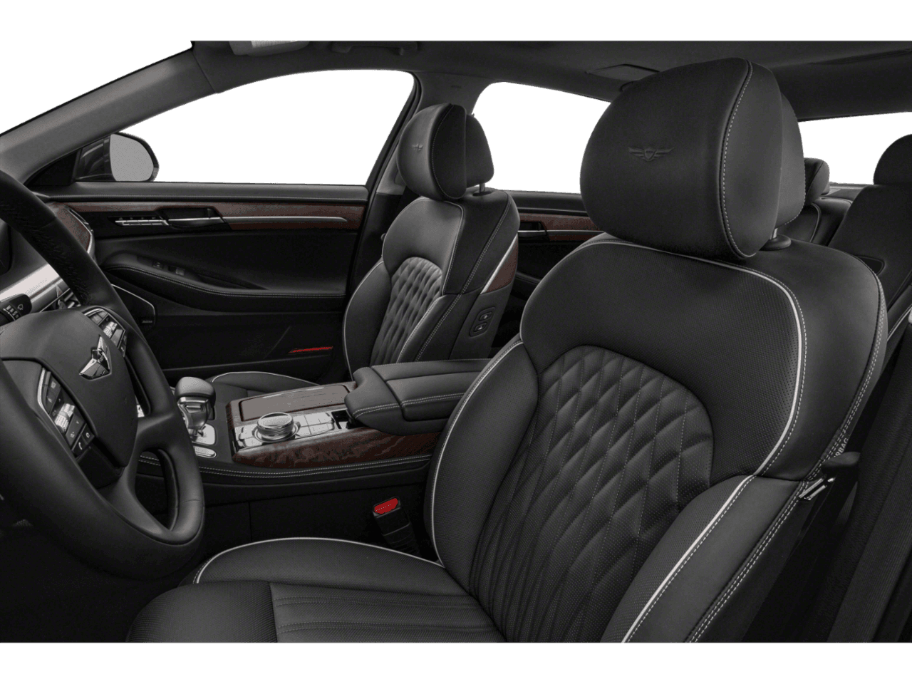 2022 Genesis G90 5.0L Ultimate - Interior Driver's Side with Door Open, Front Seat Feature