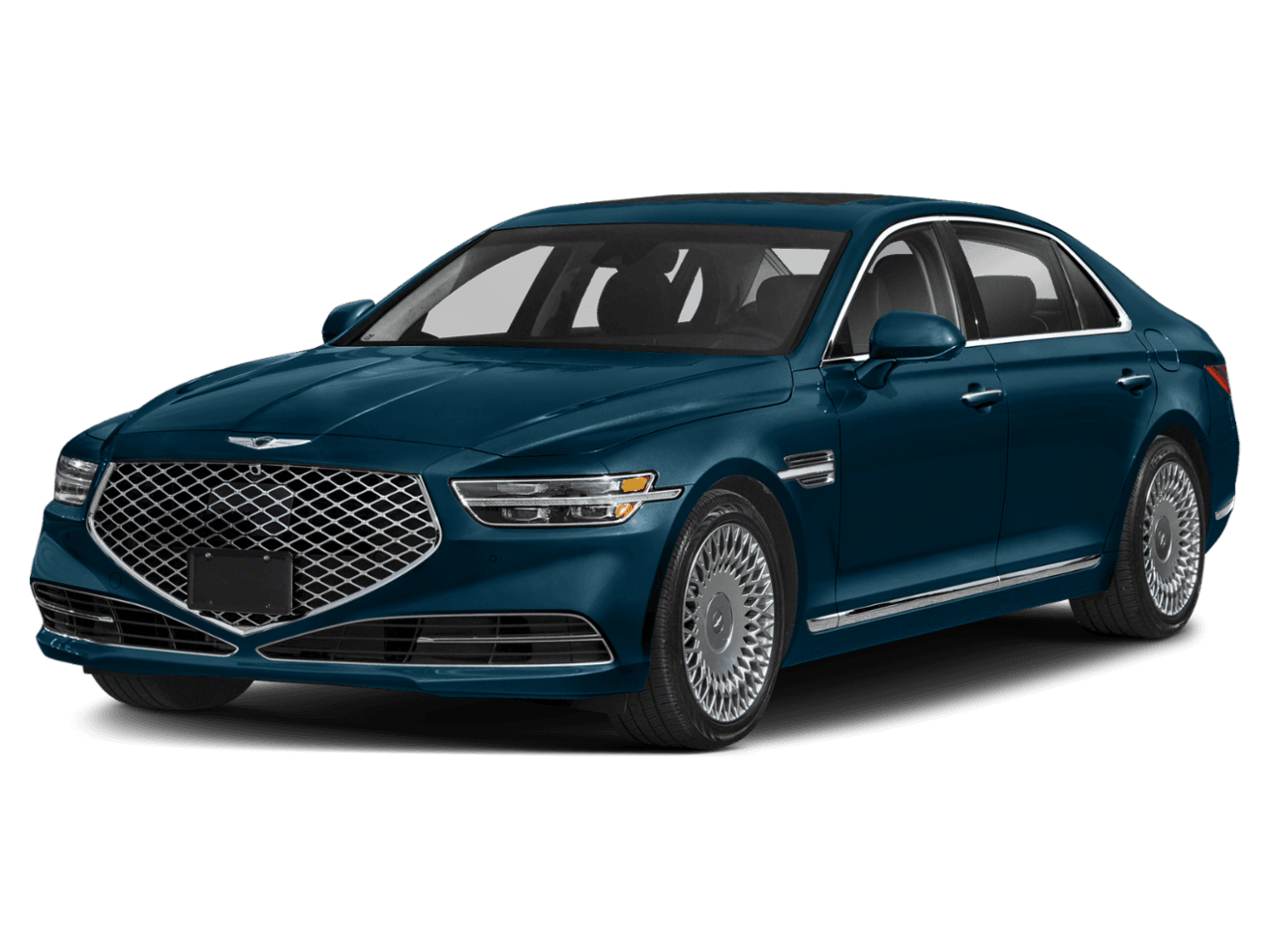 2022 Genesis G90 5.0L Ultimate - Front 3/4, facing to the left