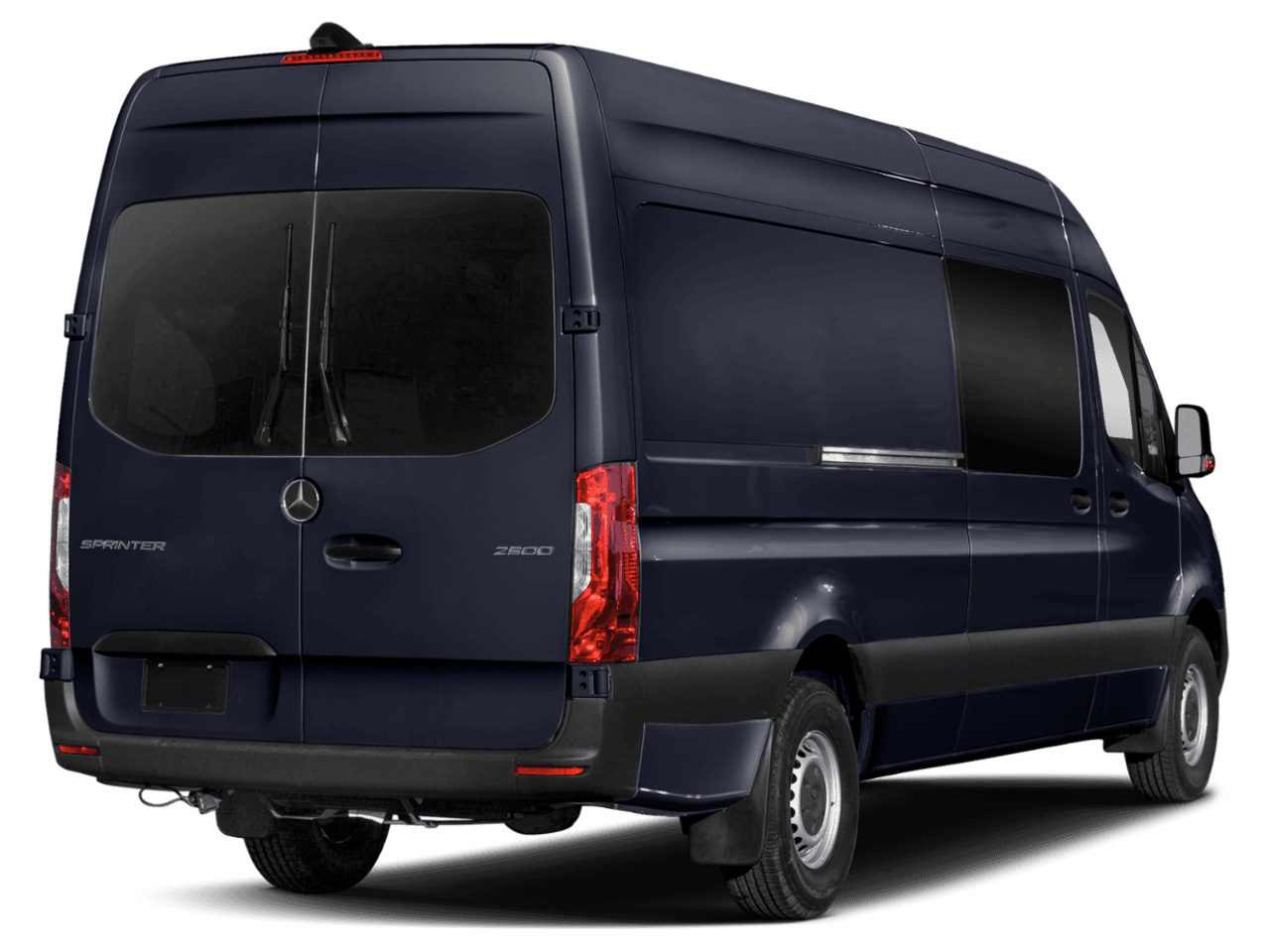 2022 Mercedes-Benz Sprinter Crew Van  - Rear 3/4, facing to the right