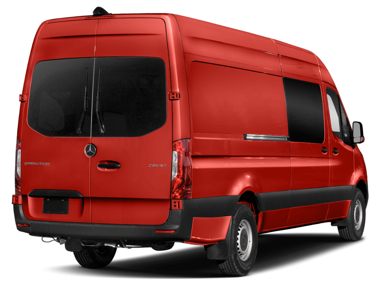 2022 Mercedes-Benz Sprinter Crew Van  - Rear 3/4, facing to the right