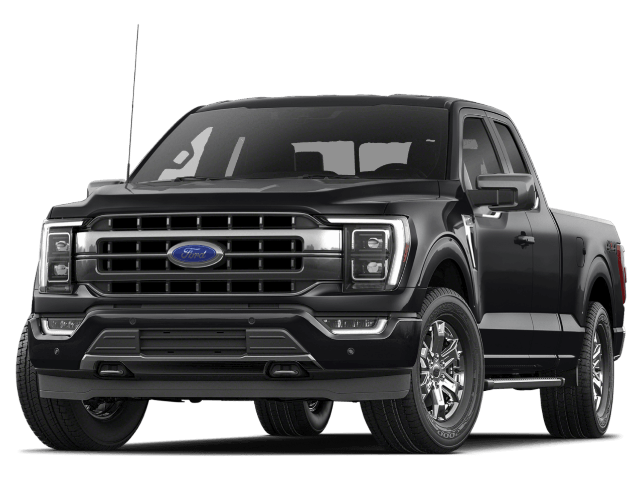 2022 Ford F-150 LARIAT - Front 3/4, facing to the left
