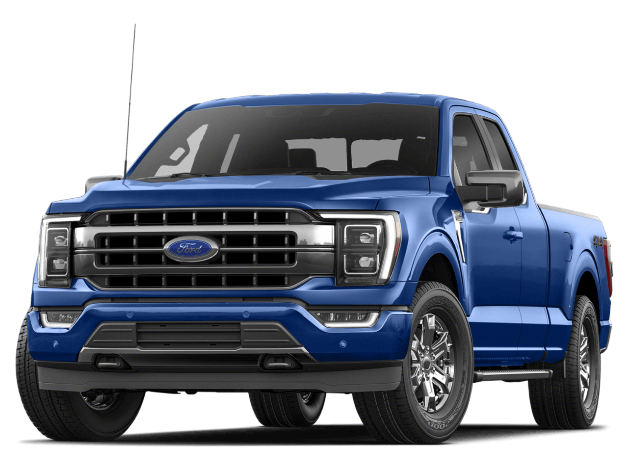2022 Ford F-150 LARIAT - Front 3/4, facing to the left