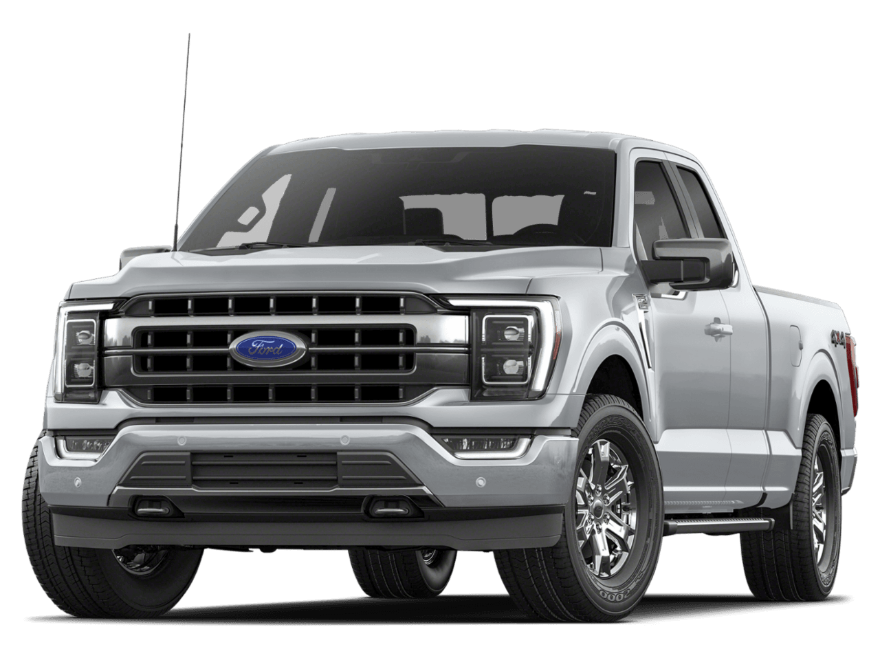 2022 Ford F-150 LARIAT - Front 3/4, facing to the left