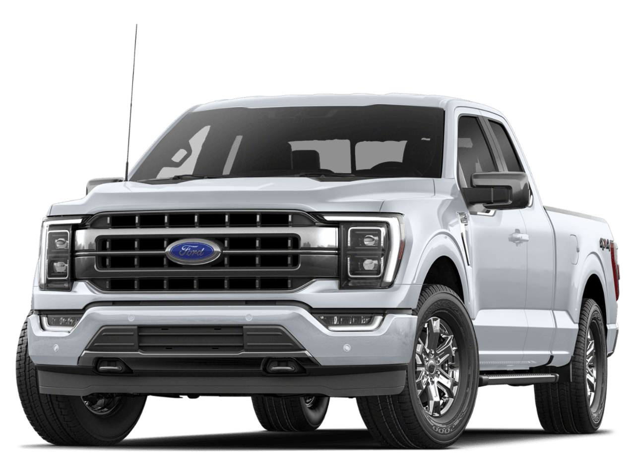 2022 Ford F-150 LARIAT - Front 3/4, facing to the left