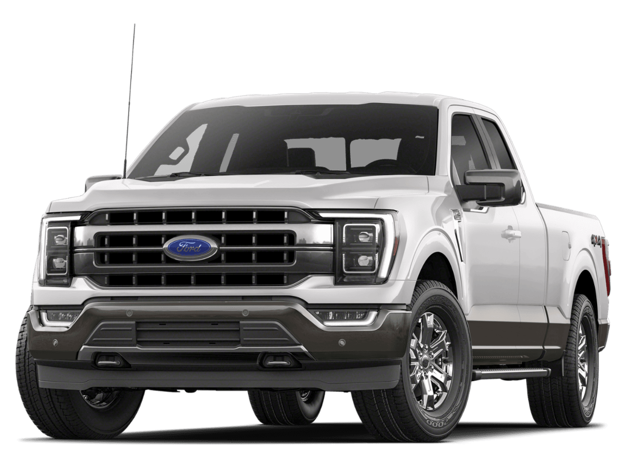 2022 Ford F-150 LARIAT - Front 3/4, facing to the left
