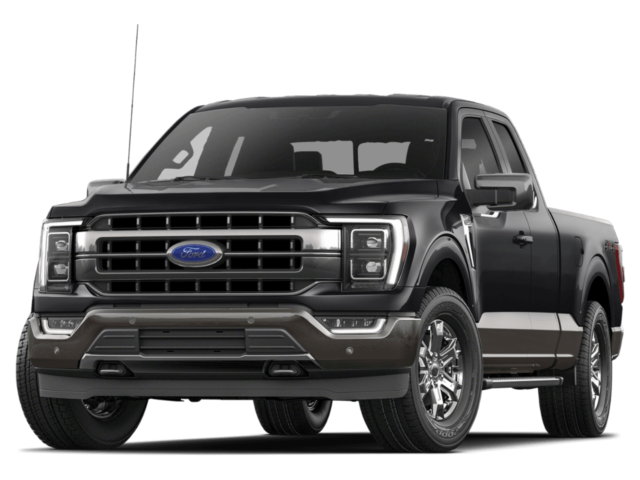 2022 Ford F-150 LARIAT - Front 3/4, facing to the left