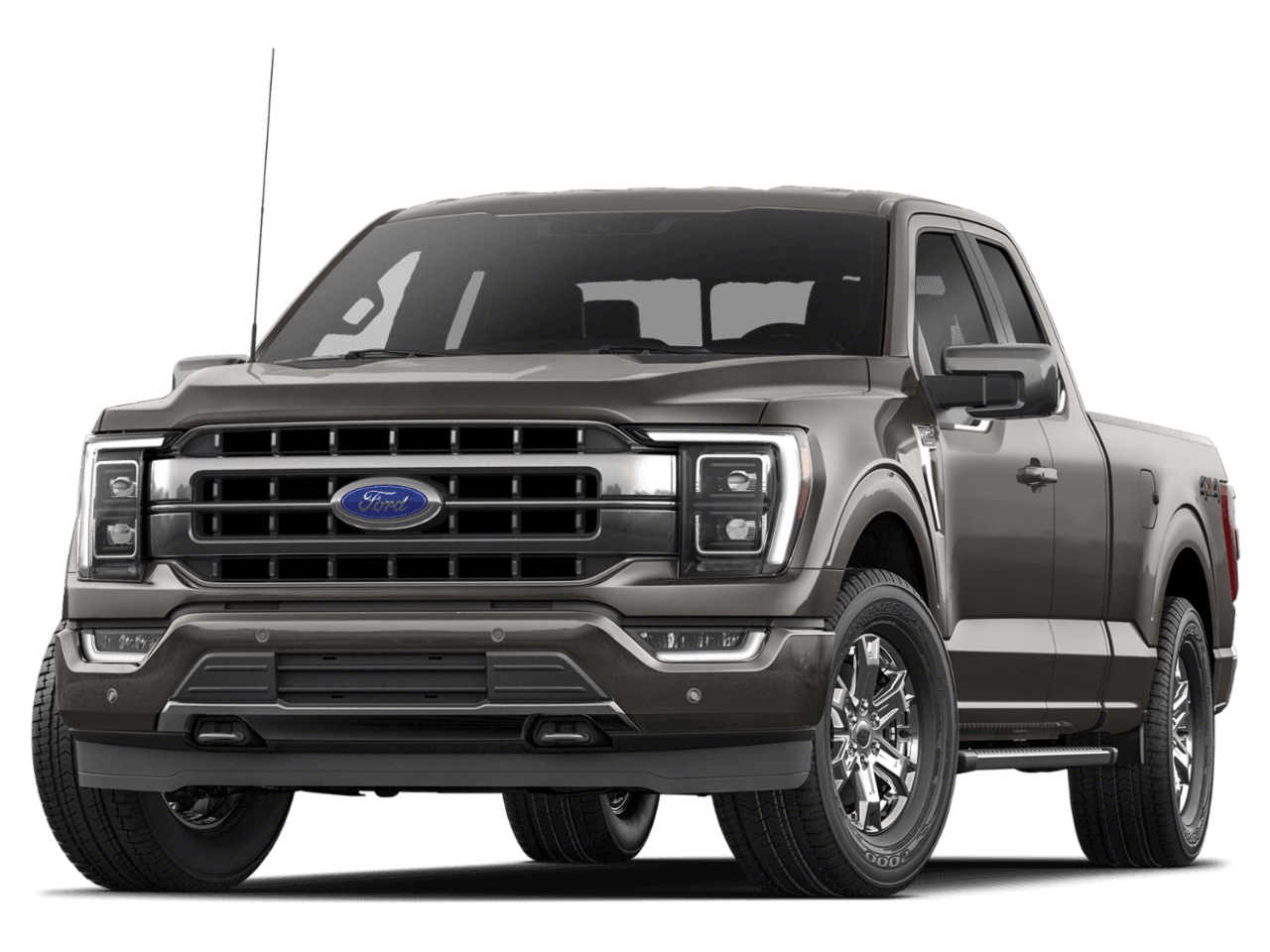 2022 Ford F-150 LARIAT - Front 3/4, facing to the left